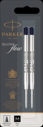 1950372 Ballpoint pen refill, black, M, QUINKflow, 2 pieces