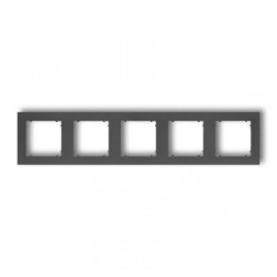 MINI Ramka pięciokrotna grafitowa 11MR-5
