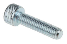 Śruba imbusowa M5 długość 20mm Nakrętka, gniazdo sześciokątne Stalowe RS PRO