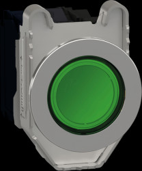 XB4FW33B5 Illuminated pushbutton Harmony XB4F, 30mm, 1Ö;+1S, green, 24 V.