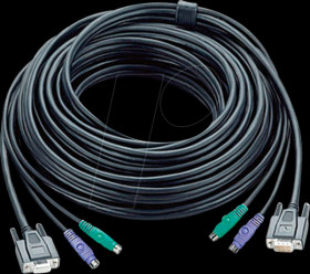 2L-1010P/C KVM cable, VGA, PS/2, 10 m