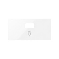Pokrywa do gniazda USB Simon 100, biały