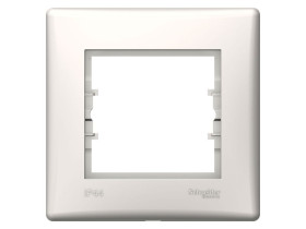 SEDNA Ramka 1 pojedyncza pozioma IP44 kremowa SDN5810523 SCHNEIDER ELECTRIC