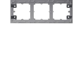 LUMINA INTENSE Adapter natynkowy 3-krotny srebrny WL5832 HAGER