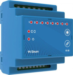 SINUM PS-08 Przekaźnik na szynę DIN kolor niebieski
