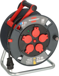 Bęben kablowy 25m 5 gniazda Szpula kablowa typ Typ E - gniazdo francuskie Typ E – francuski 230 V