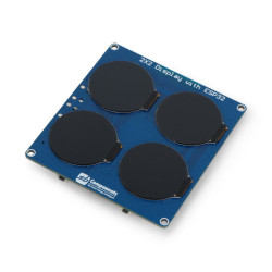 Moduł 4 okrągłych wyświetlaczy IPS TFT 1,28" 240x240px - ESP32-S3-WROOM-1, RTC, BME280 - SB Components SKU30309