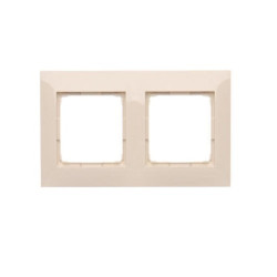SIMON54 krem DR2/41 Ramka 2-krotna