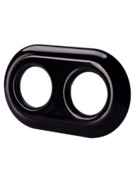 CERAMICZNA RAMKA DWUKROTNA CZARNA 2PF02B