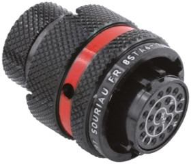 Złącze wielostykowe przemysłowe 10-pinowe Montaż na kablu Wtyczka Souriau Sunbank by Eaton