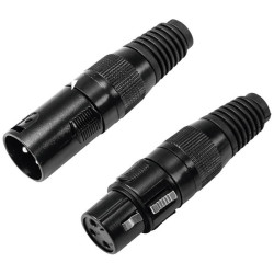 Omnitronic 30200097 XLR plug for audio connections robust durable design