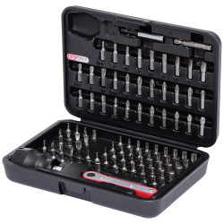 KS Tools 911.2080 1/4" Bit Set, 99 Pcs