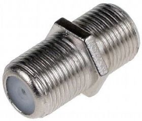 Adapter antenowy gniazdo-F/gniazdo-F (beczka)