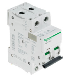 Wyłącznik nadprądowy MCB, Typ B, 2-biegunowy, 6A, 12 → 133 V, 220 → 240 V, 380 → 415 V, 440 V, 100