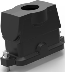 Housing, size HB16, die-cast aluminum, M32, angled/straight, screw locking, IP68, T1922160132-009