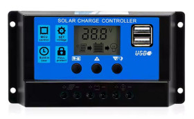 Sterownik ładowania do akumulatorów ołowiowych i litowych z paneli fotowoltaicznych 20A 12V 24V (MOD-SOLAR20A)