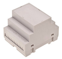 Z-108J Obudowa z tworzywa Z108J wymiary: 90x65x70mm - mocowana na szynę - jasna - polistyren