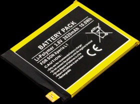 13383 Smartphone battery for Sony devices, Li-Po, 2620 mAh