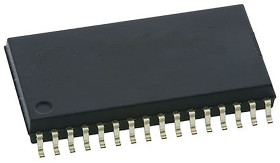 SRAM 4Mbit Montaż powierzchniowy 32 -pinowy 512k x 8 bitów SOIC 1MHz, Od 4,5 V do 5,5 V