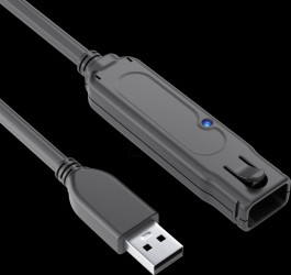 DS3100-050 Active USB 3.0-Cable, A-male &gt; A-female, 5 m