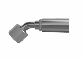 Złączka hydrauliczna, Złacze A: Przewód elastyczny 5/16 cala, Złacze B: M18 x 1,5 żeński, Stal, 630 barów