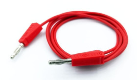 PPS110-R przewód pomiarowy 2x bananowy 20A / 60Vdc, długość 1m, czerwony