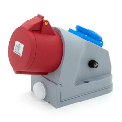 Gniazdo siłowe stałe kombi 32A/5P + GS 230V + zabezpieczenie topikowe, ELS Elektrotechnika, N1T01