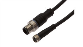 Złącze Do Samokonfekcjonowania M8 Żeńskie 4-Pinowe Proste M12 Męskie 4-Pinowe...