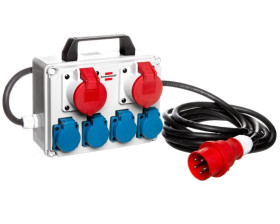 Rozdzielnica budowalana kompaktowa BKV 2/4 T IP44 2xCEE 400V/16A + 4x230/16A 1153654