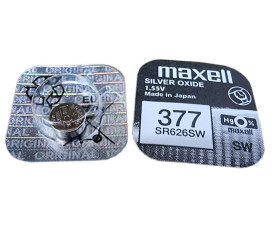BATERIA MAXELL 377 / SR626SW / SR66 BATERIA SREBROWA MINI