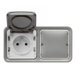 PLEXO Netatmo gniazdo connected 16A szare 069796