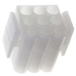 Adapter złącza 9-pinowe 3-rzędowe raster: 6.1mm TE Connectivity Męski Montaż na kablu Commercial MATE-N-LOK