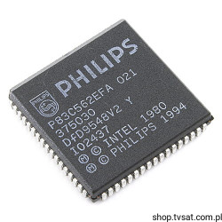 P83C562EFA-021 UPC 8Bit ADC UART SMD-PLCC68 PHILIPS