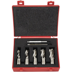 G&amp;J Hall RAPK2000 Rotabroach&#x2122; HSS Raptor Cutter Kit, 7 Piece