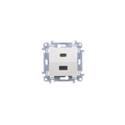 Ładowarka USB C+A 30W biała CEC2CAQ.01/11 Simon10 Kontakt-Simon