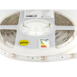 4,8W/m taśma 300led 3528 60led/m ŻÓŁTA IP64 SILIKON