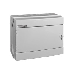 Rozdzielnica hermetyczna natynkowa PV 12 modułowa 1x12M drzwi pełne RH-12/UV AC/DC 500V AC 1500V DC 100 A 36.912 ELEKTROPLAST