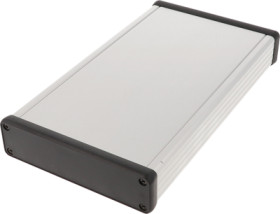 Aluminum enclosure, (L x W x H) 220 x 120 x 31 mm, natural, IP54, 1455P2202