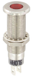 Lampka kontrolna do montażu panelowego 5 → 28V, czerwona 8.2 x 7.6mm LED Sloan