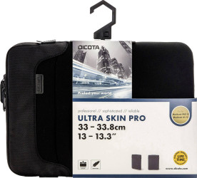 Etui, futerał na laptopa Dicota Ultra Skin PRO 13-13.3, 33,8 cm (13,3") , (S x W x G) 25.1 x 1.3 x 34.6 cm, czarny