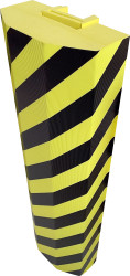 Ochraniacz słupka Czarny, żółty długość 300mm Viso Poliester