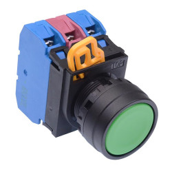YW1B-A1E21G Green 22mm Maintained Push Button Switch 2NO-1NC IP65 IDEC