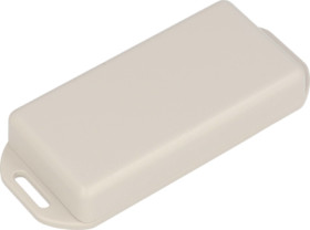 ABS miniature enclosure, (L x W x H) 80 x 40 x 15 mm, light gray (RAL 7035), IP54, 1551LFLGY