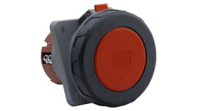 Gniazdo Siłowe Tablicowe Skośne 125A5p /Fe/ Ip67