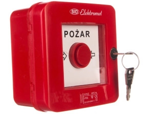 Ręczny ostrzegacz z zamkiem 2Z 2R 12A IP55 WPZ-4s 921462