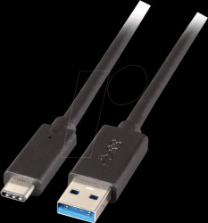 K5282-3ASW.1 USB 3.0 cable, C connector to A connector, 1 m