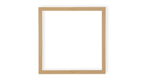 Ramka Wypełniająca Pojedyncza Serii Deco Złoty Metalik 8Drw-1