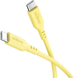 Kabel silikonowy USB-C™, 1,5 m, żółty