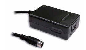 Adapter AC/DC Uwy -12V dc Iwy (-12 V dc) 0.1 → 0.3A Złącze zasilania DIN 4-stykowe 28W 3 -wyjściowa