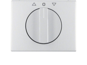 BERKER K.5 Płytka czołowa z pokrętłem do Wyłącznika żaluzjowego obrotowego alu 1077710300 HAGER